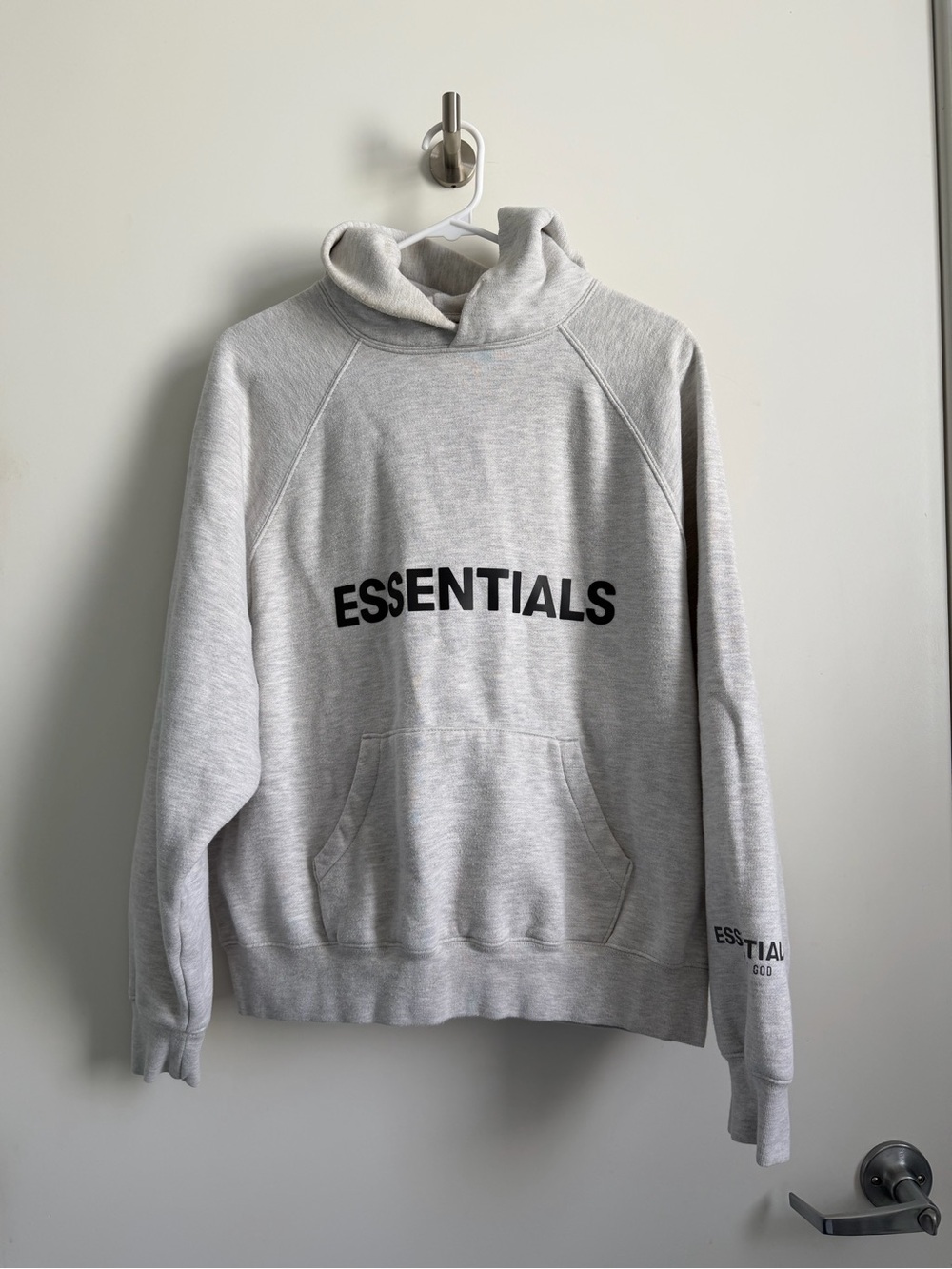 Fear of God ESSENTIALS Heather Gray Hoodie